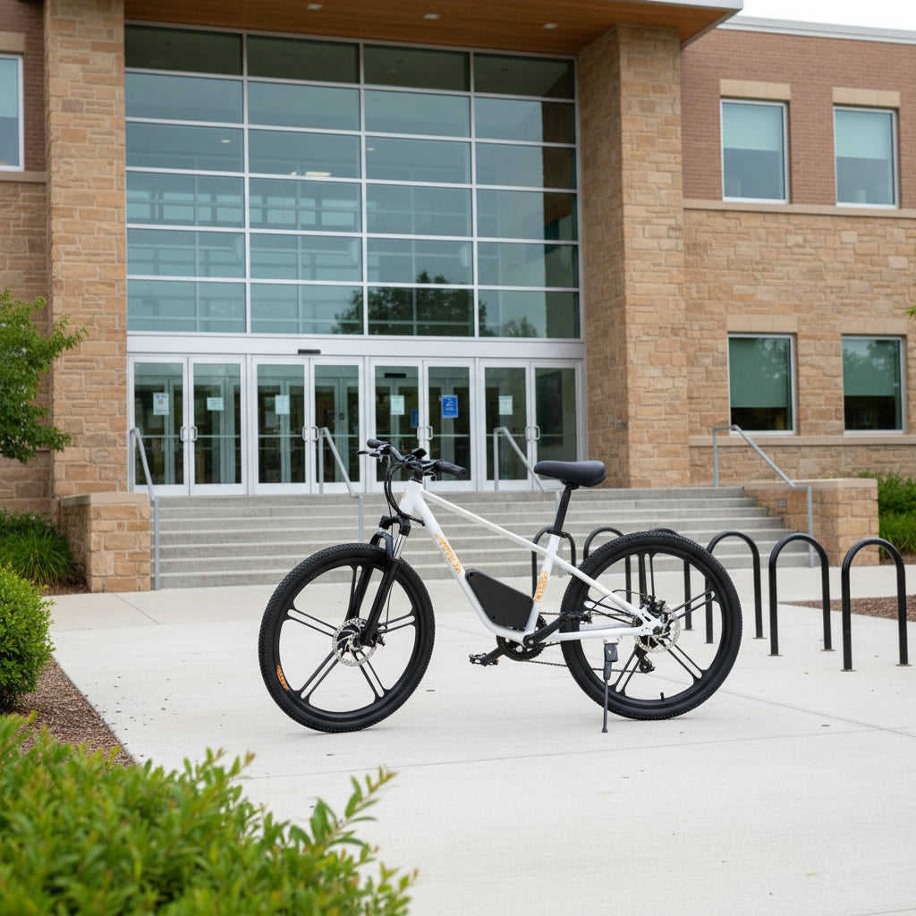 EKIDS-24 Performance Ebike showcased with 24V250W motor and stylish design.