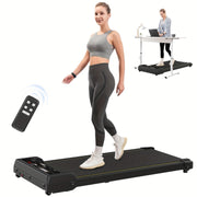 Under Desk Walking Pad - Home Gym Office Fitness Equipment(Black)-0