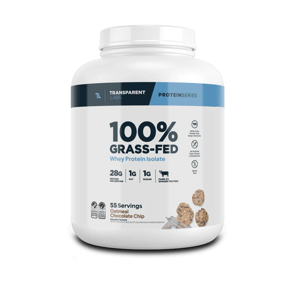 Transparent Labs 100% Grass-Fed whey Isolate 4 Lbs
