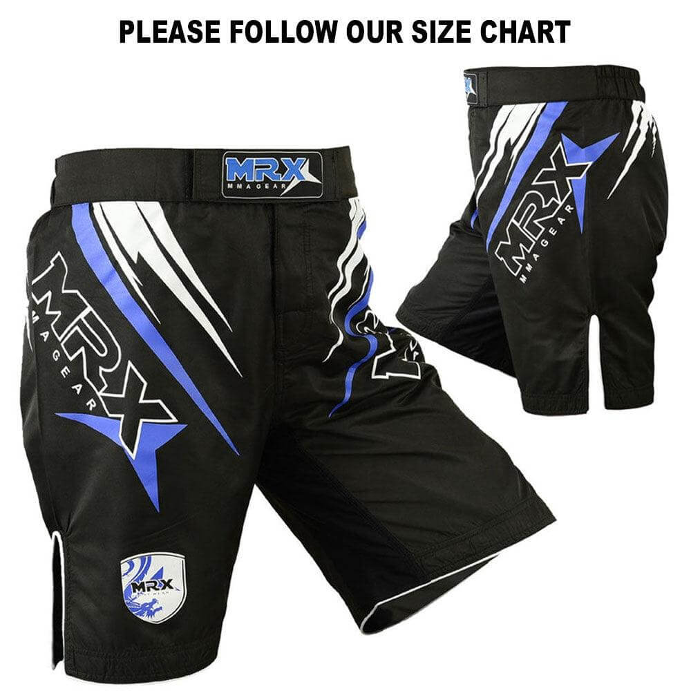 MEN'S Mma Grappling Shorts Mrx Fighting Short 1111 featuring durable micro polyester material and secure fit design.