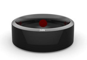 JAKCOM R3F Smart Ring Waterproof in black color with NFC technology design
