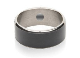 JAKCOM R3F Smart Ring Waterproof in black color showcasing sleek design and modern technology features.
