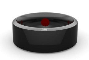 JAKCOM R3F Smart Ring Waterproof in black color showcasing NFC technology.