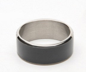 JAKCOM R3F Smart Ring Waterproof in black color, showcasing its sleek design and modern technology.