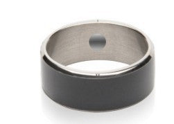 JAKCOM R3F Smart Ring Waterproof in black color, featuring a sleek design and NFC technology for mobile function.