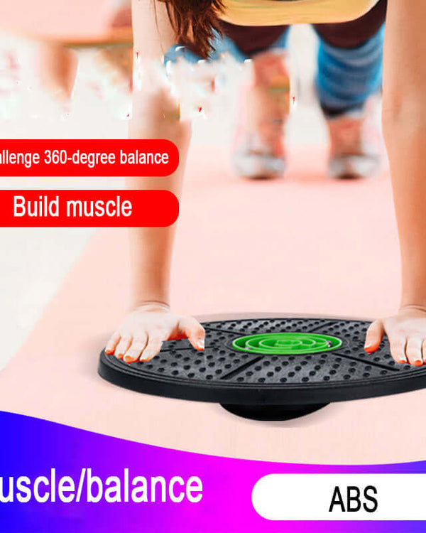 Yoga Balance Board Disc Stability Round Plates Exercise Trainer for Fitness Sports Waist Wriggling Fitness Balance Board
