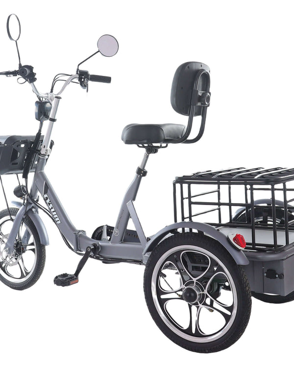Foldable cargo e-trike - 48v 350w rear-drive, top speed 25km/h, 16 inch tire