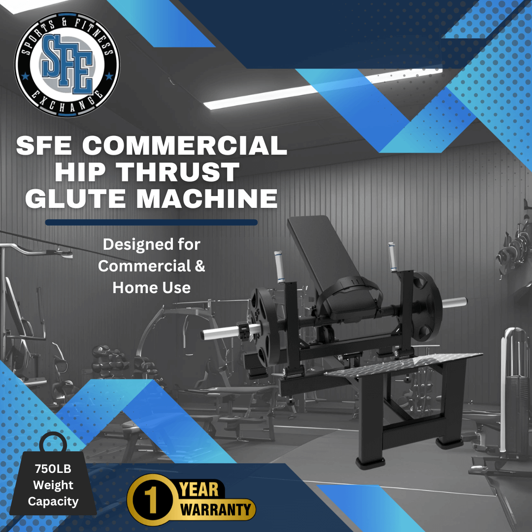 Plate Loaded Hip Thrust Glute Drive Machine (New)