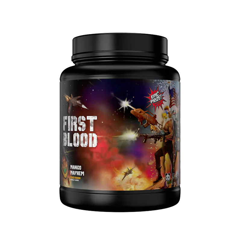 Panda Supps X Merica Labs Collab First Blood Pre Workout