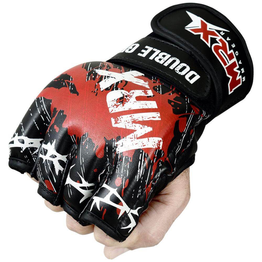 MRX Mma Grappling Gloves Blood Series Black