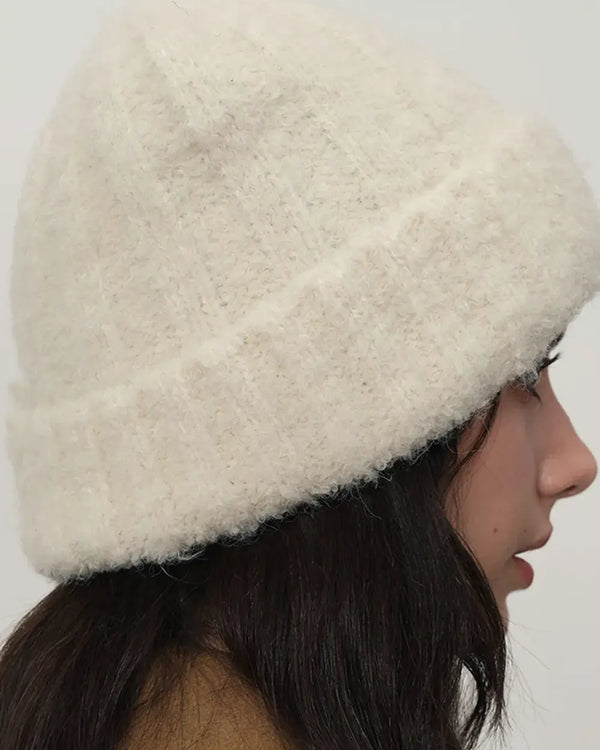 Solid Color Thermal Knit Hat