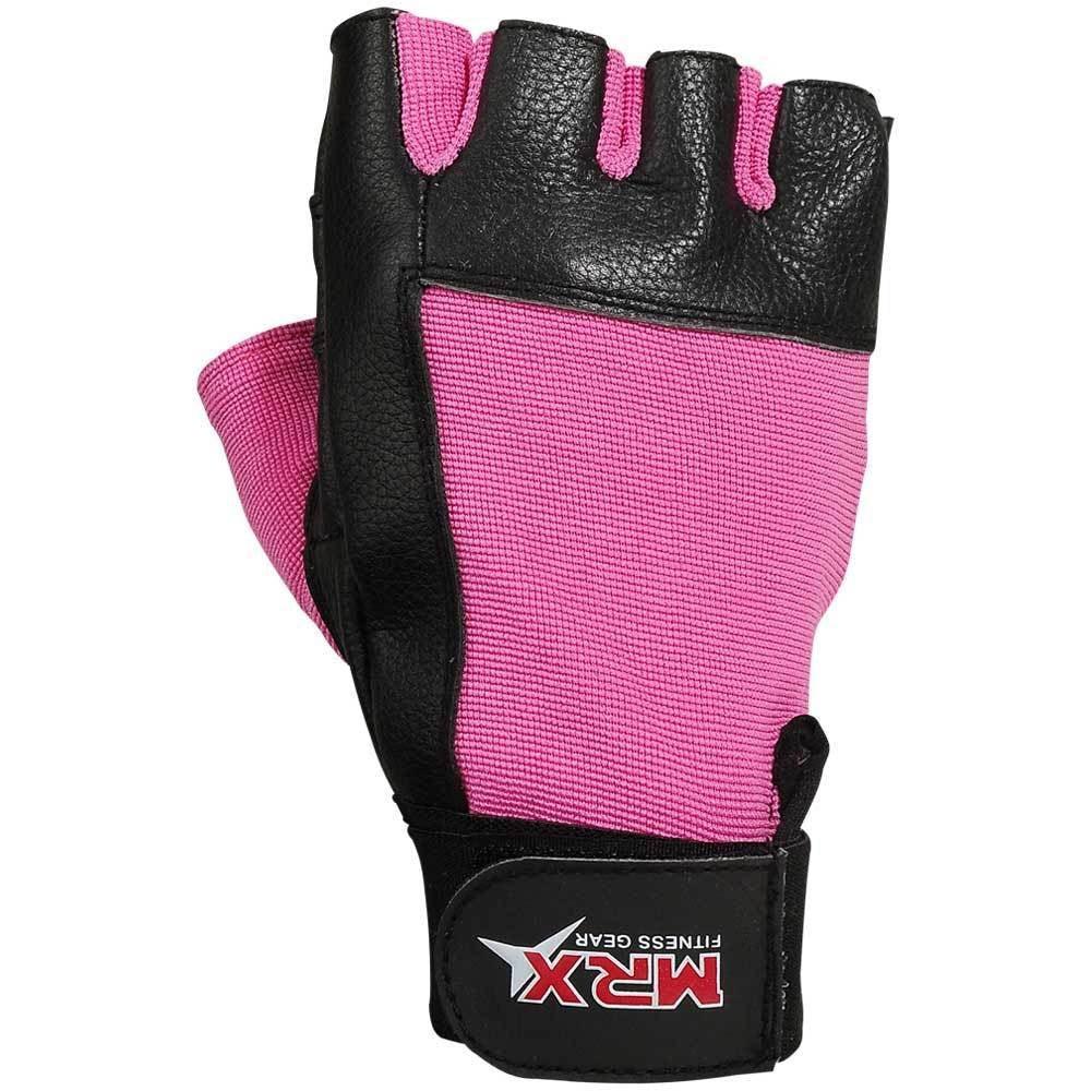MRX Women's Weightlifting Gloves Gym Workout Lifting Glove Pink