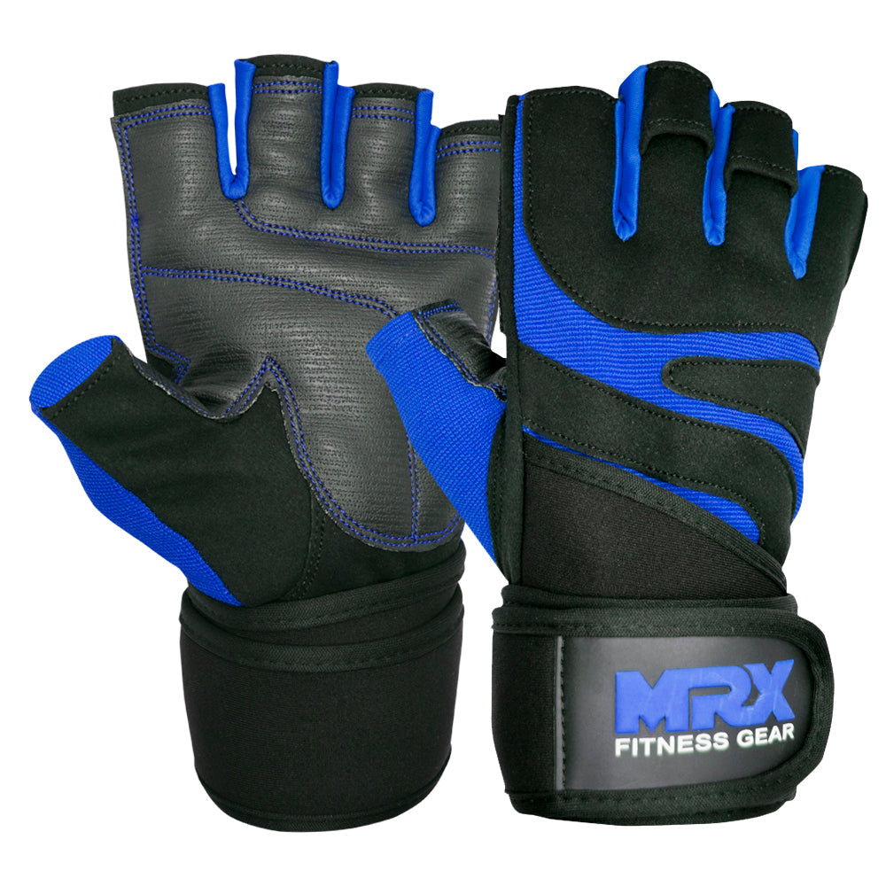 MRX Weightlifting Gloves Long Strap