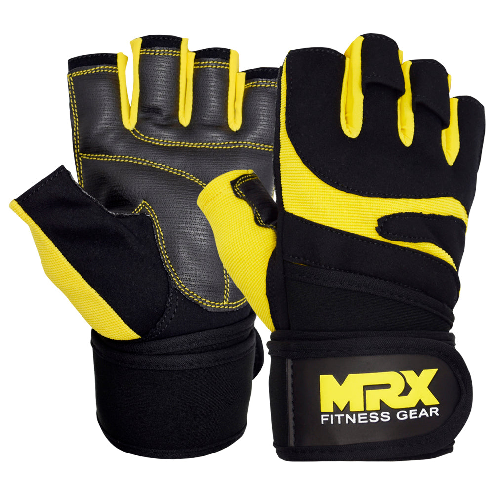 MRX Weightlifting Gloves Long Strap