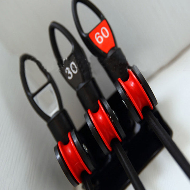 Close-up of resistance ropes for Home Fitness Door Unit Multi-function with labeled weights 30, 60.