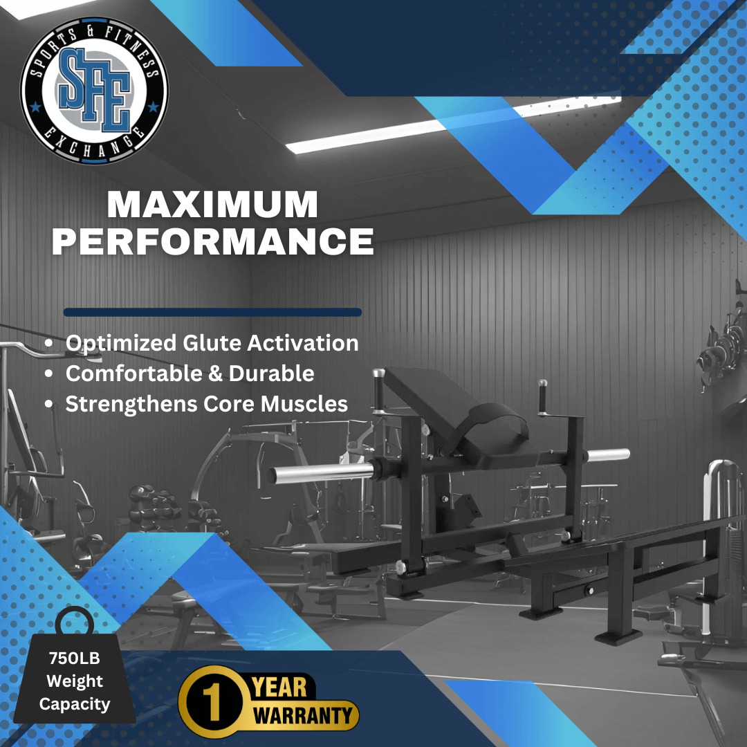 Plate Loaded Hip Thrust Glute Drive Machine (New)