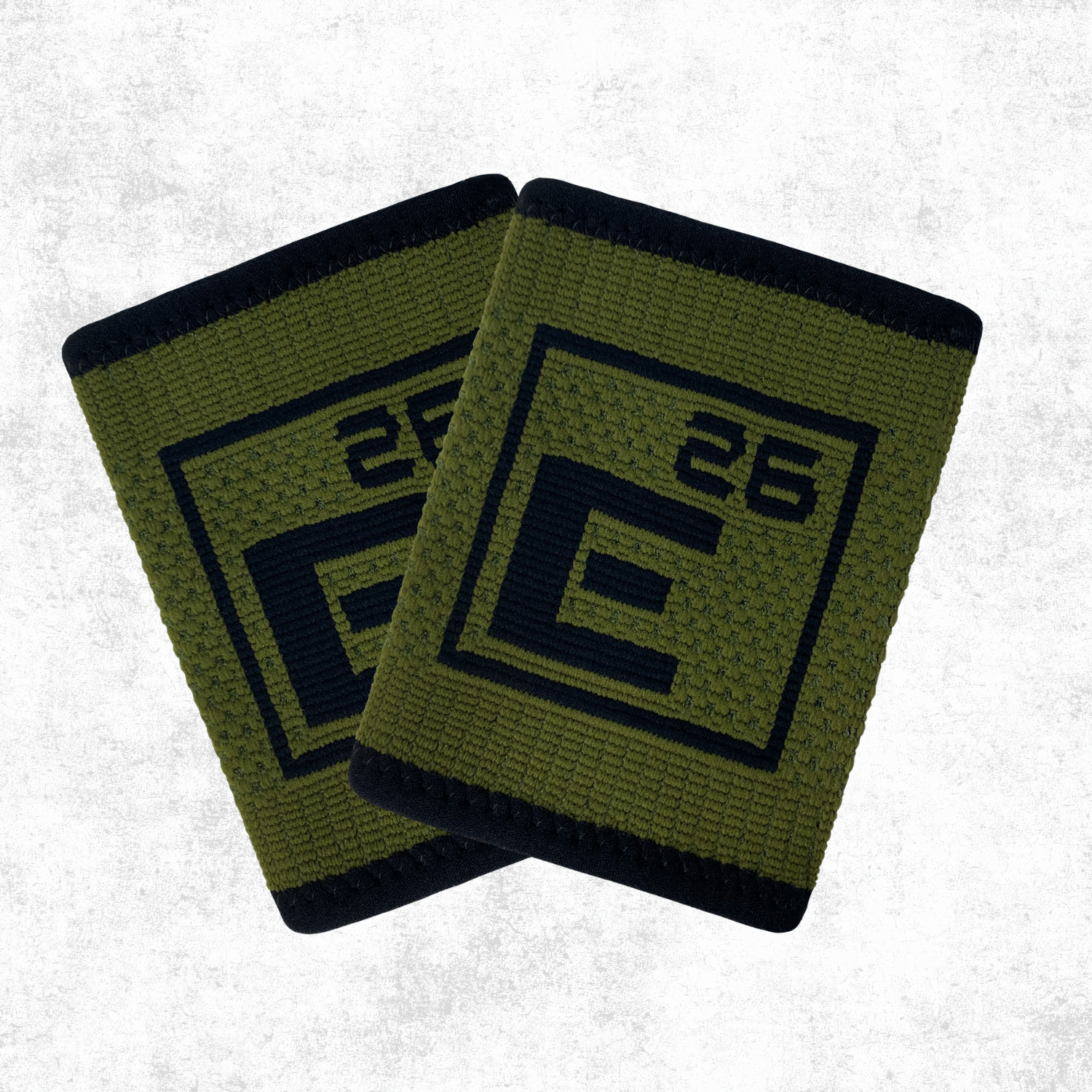 Wrist Sweat Bands by Element 26, high-performance sweat-wicking fabric in green color, designed for grip and comfort.