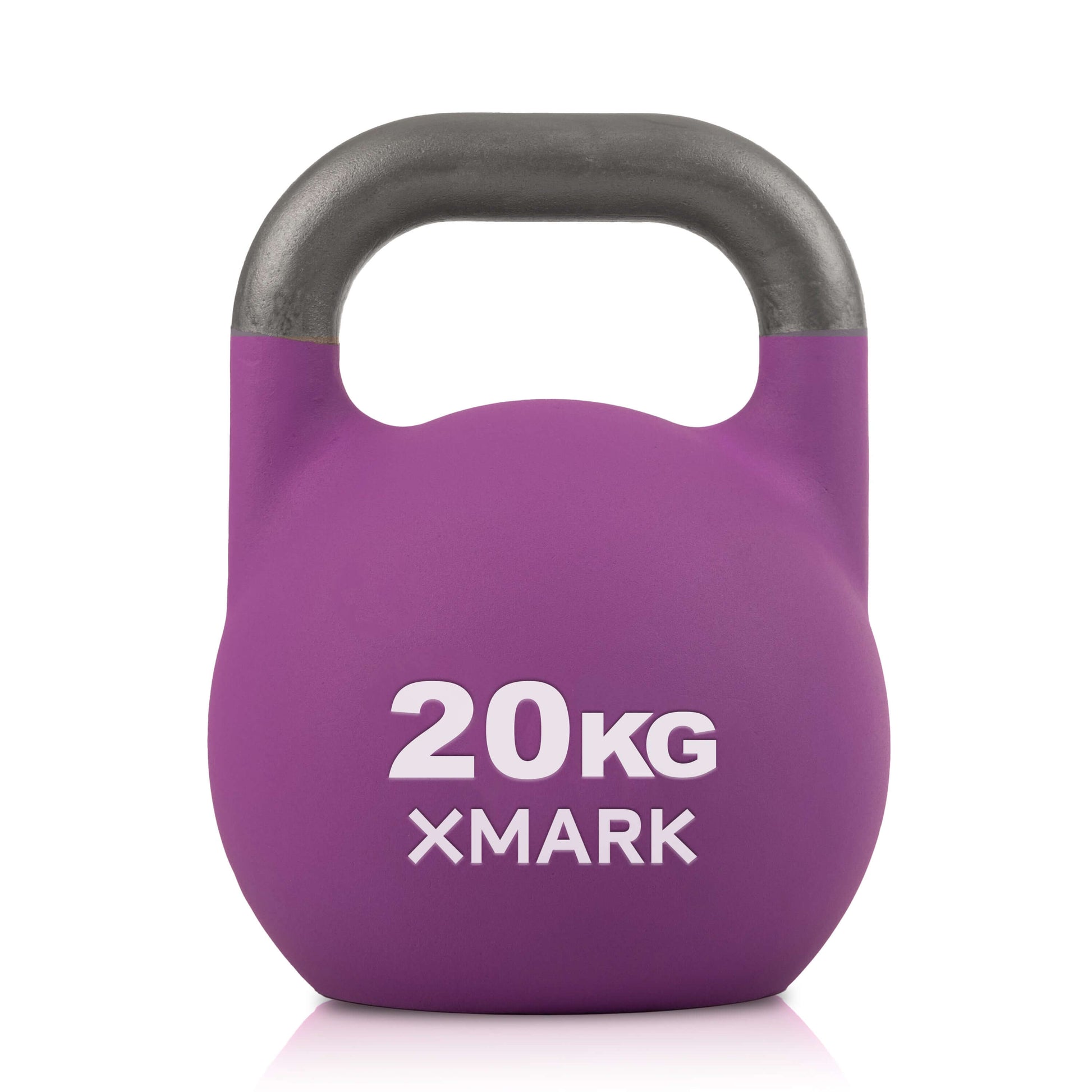 Competition Kettlebells Singles & Sets - 20kg purple kettlebell from XMARK for fitness training.