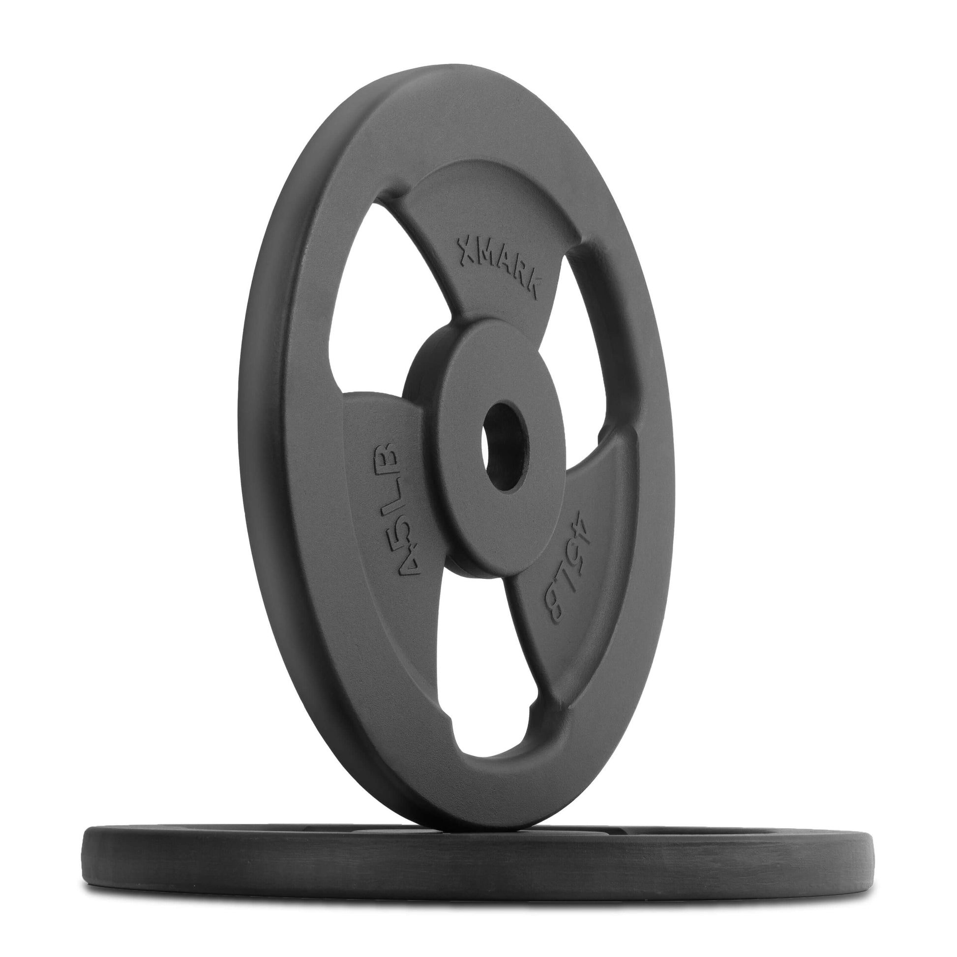 Iron Horse Premium Cast Iron Olympic Weight Plate Pairs and Sets showcasing a 45 lb plate design.