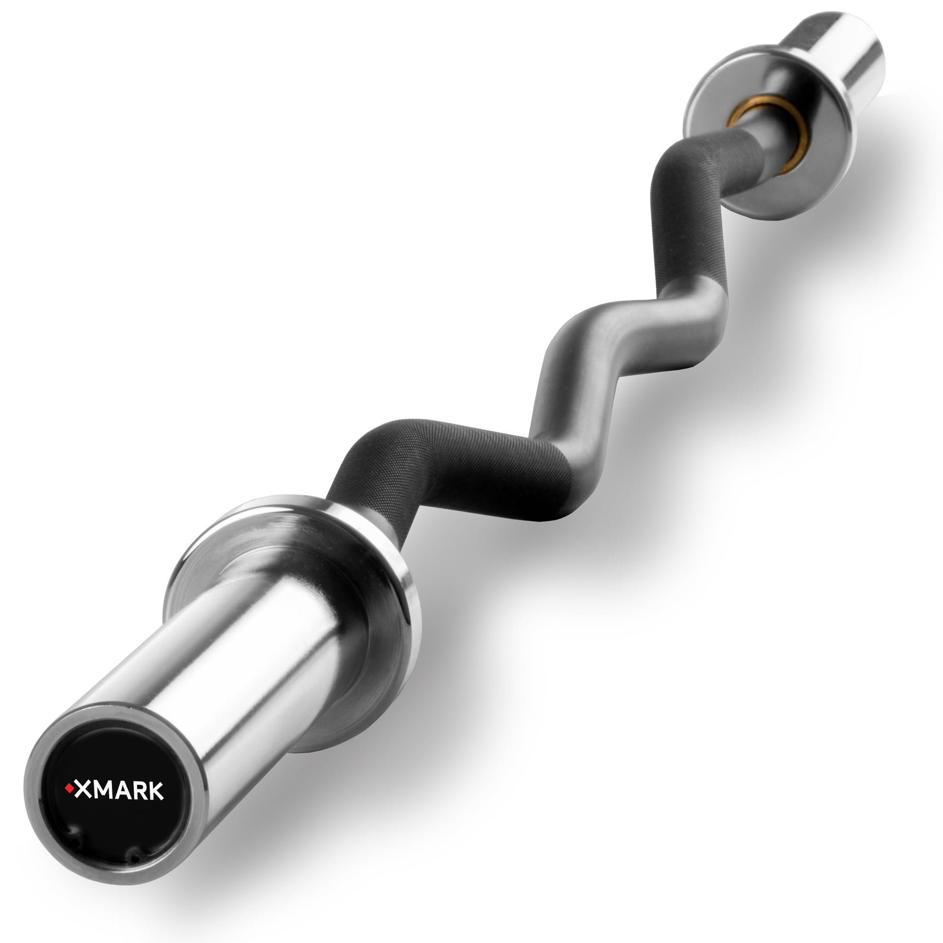 EZ Curl Bar 28 mm Grip – Fits Olympic Weights with ergonomic design for comfortable curls.