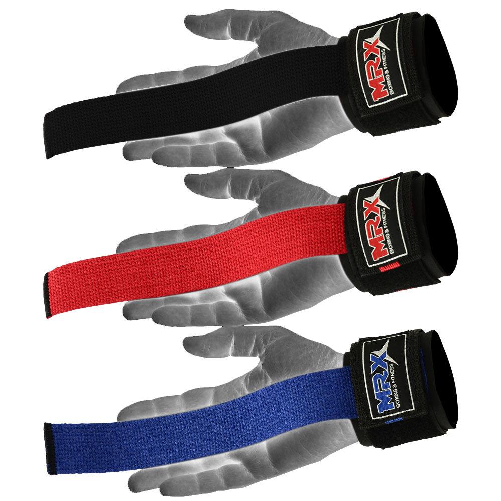 MRX Weight Lifting Bar Straps With Wrist Support