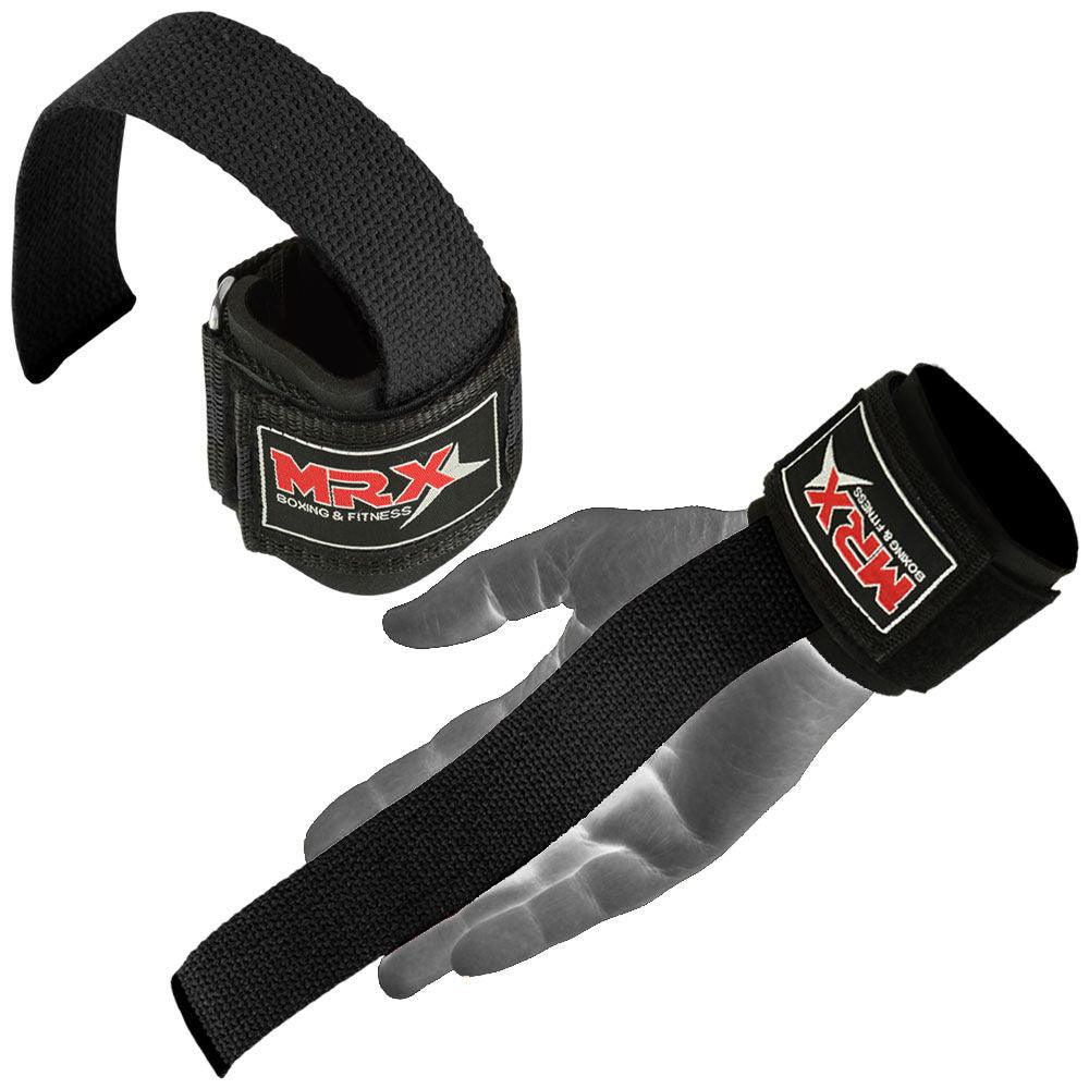 MRX Weight Lifting Bar Straps With Wrist Support
