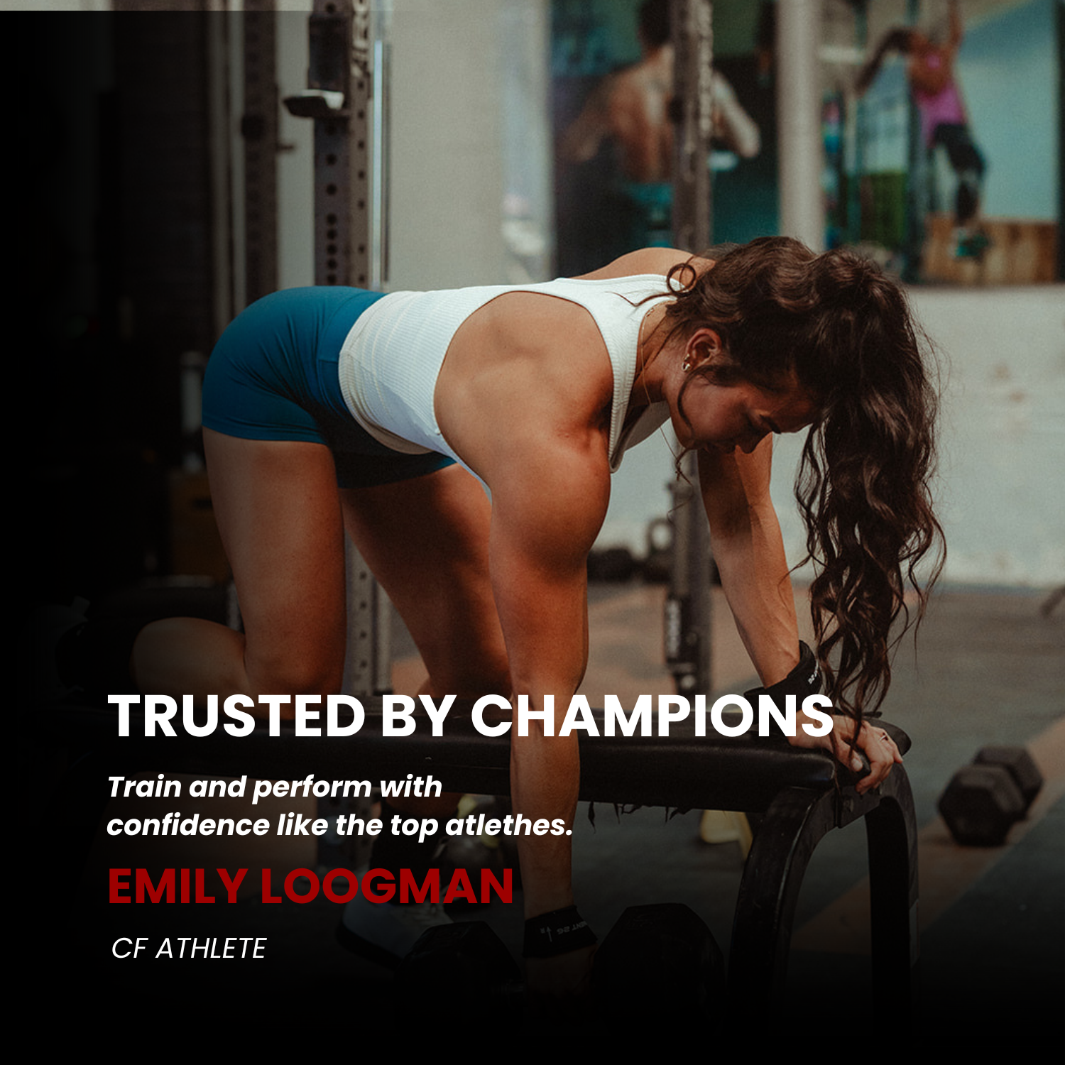Weight Lifting Straps used by CF athlete Emily Loogman for optimal performance and gripping power in weight training.