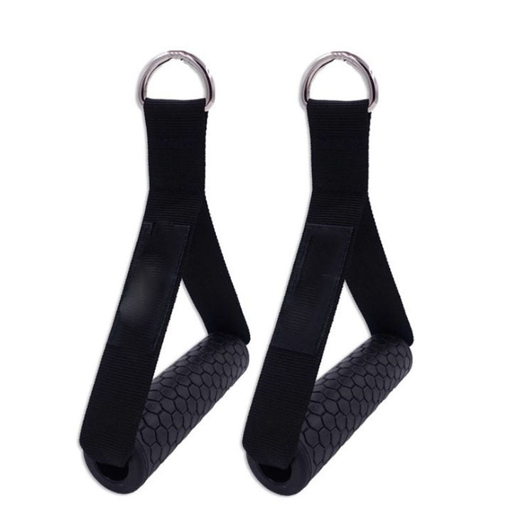 Gym Resistance Bands Handles Anti-slip Grip Strong with non-slip grips and gourd hooks for versatile exercise.