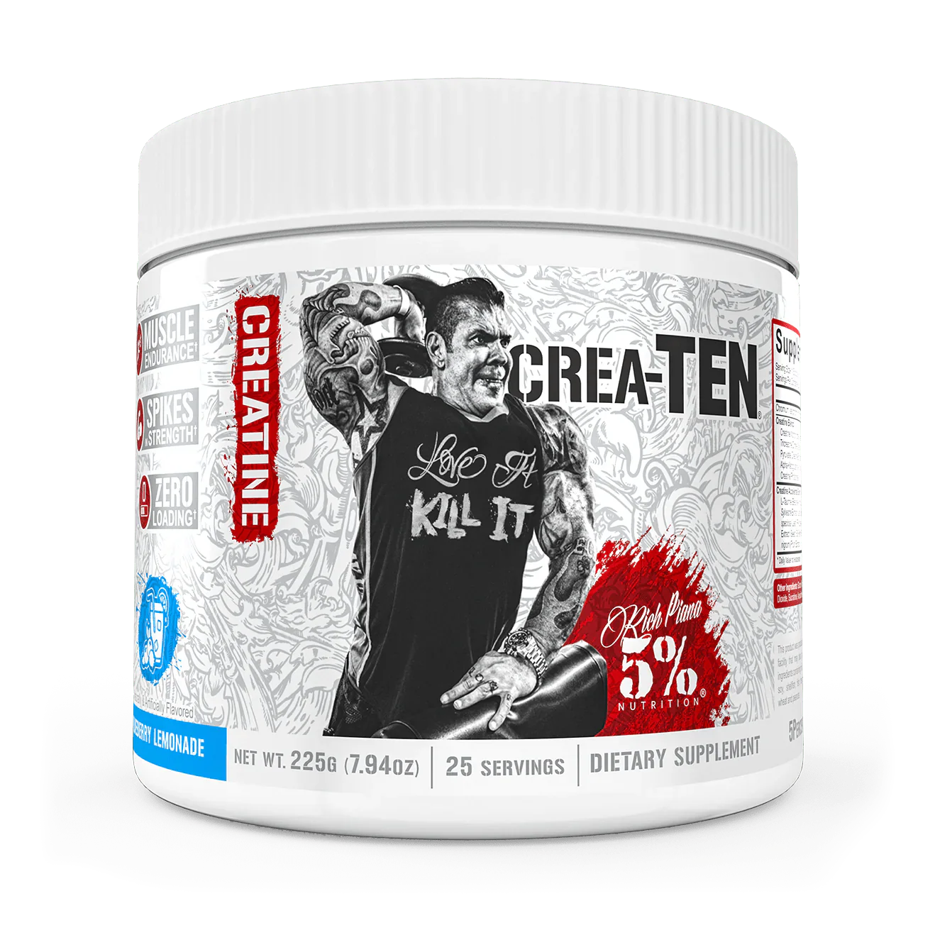 5% Nutrition Crea-Ten 25 Servs