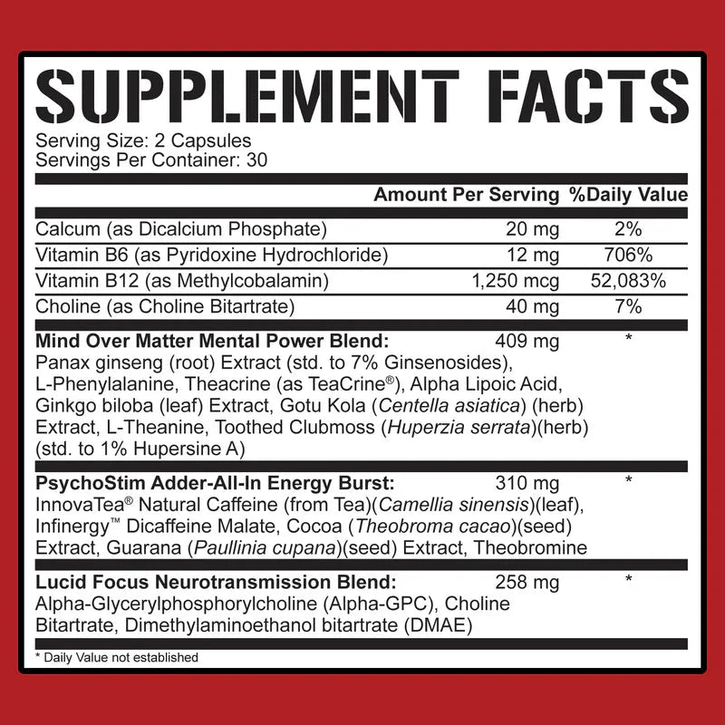5% Mentality Nootropic Blend