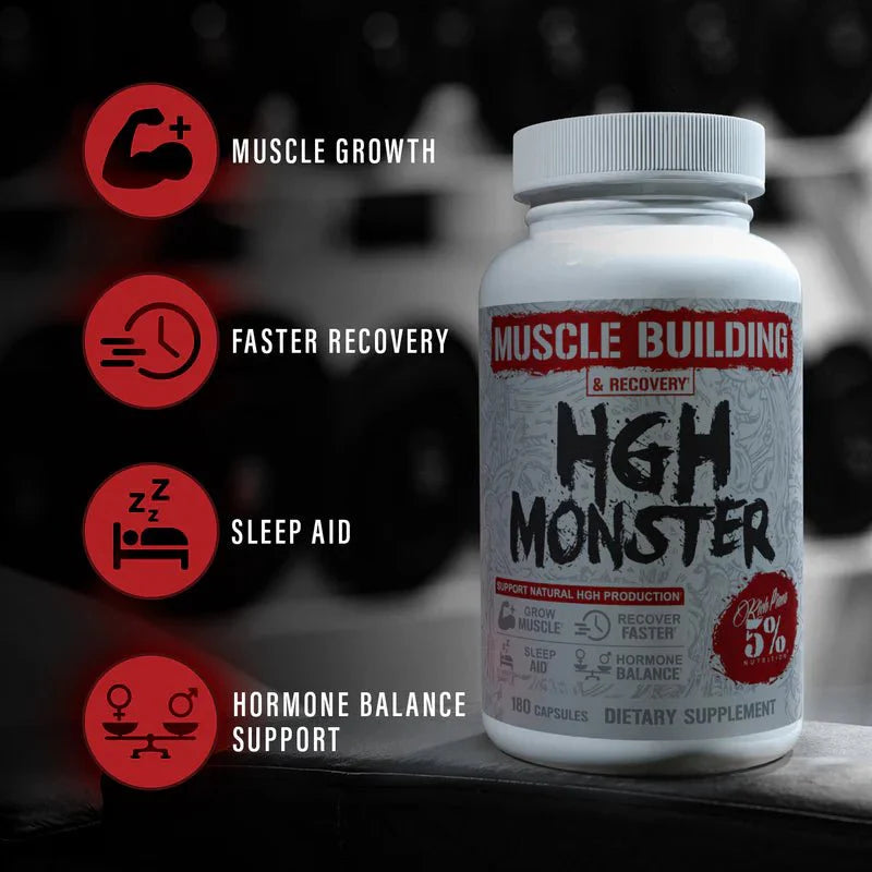 5 Nutrition HGH Monster 180 Capsules