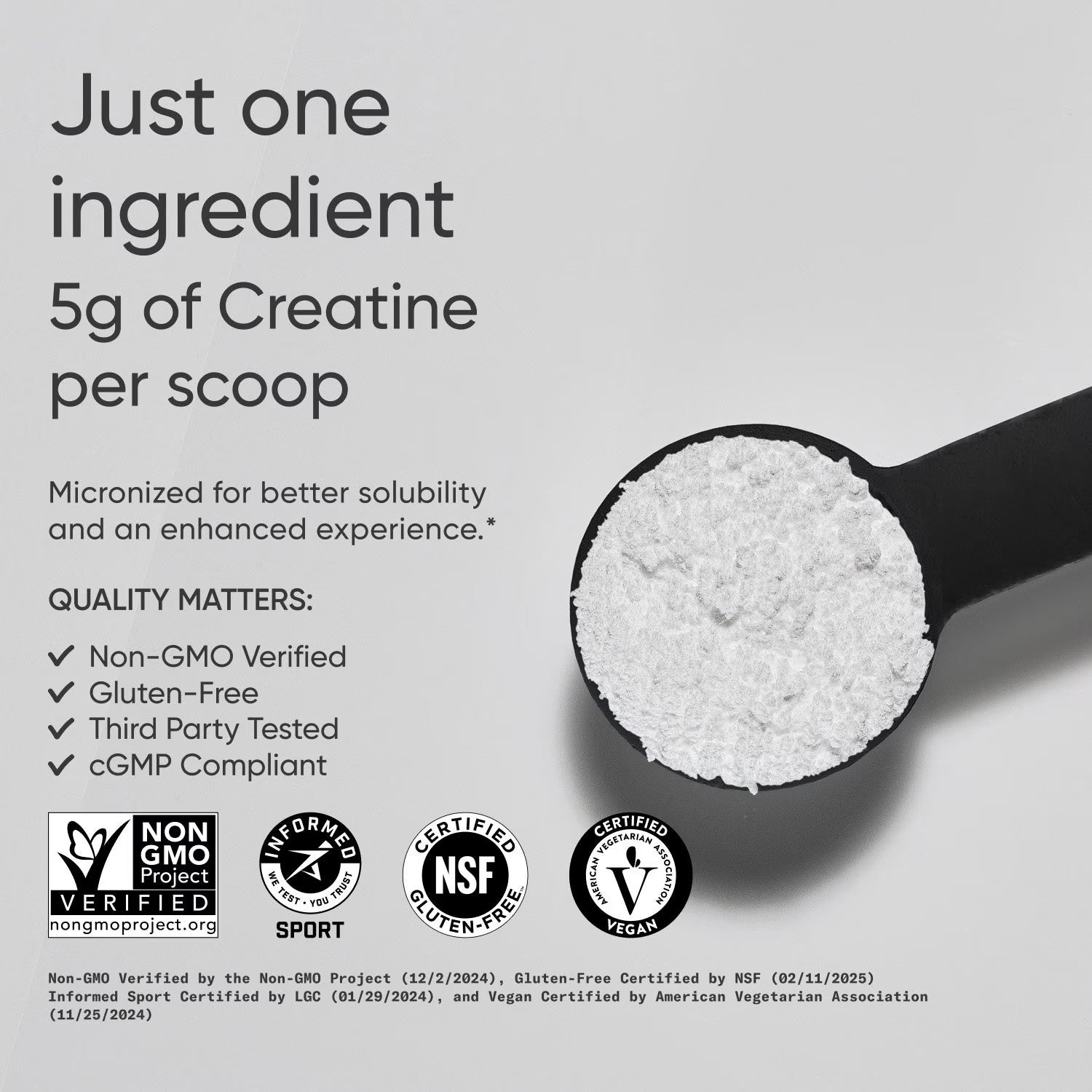 Sports Research Micronized Creatine Monohydrate Unflavored