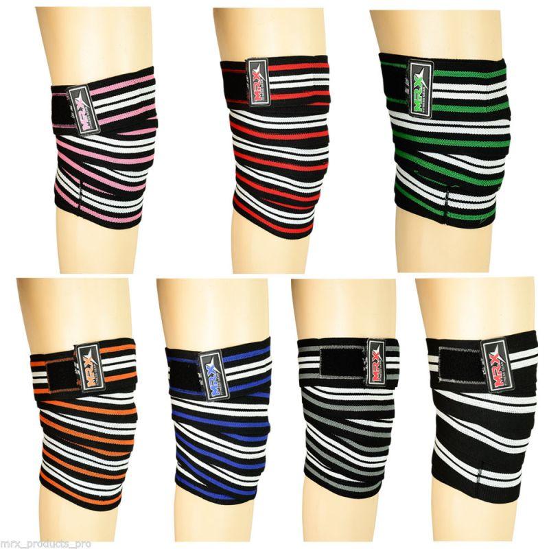 Mrx Weightlifting Knee Wraps Pro Quality Workout Lifting Wrap
