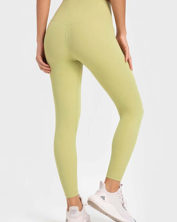 Millennia Highly Stretchy Wide Waistband Yoga Leggings