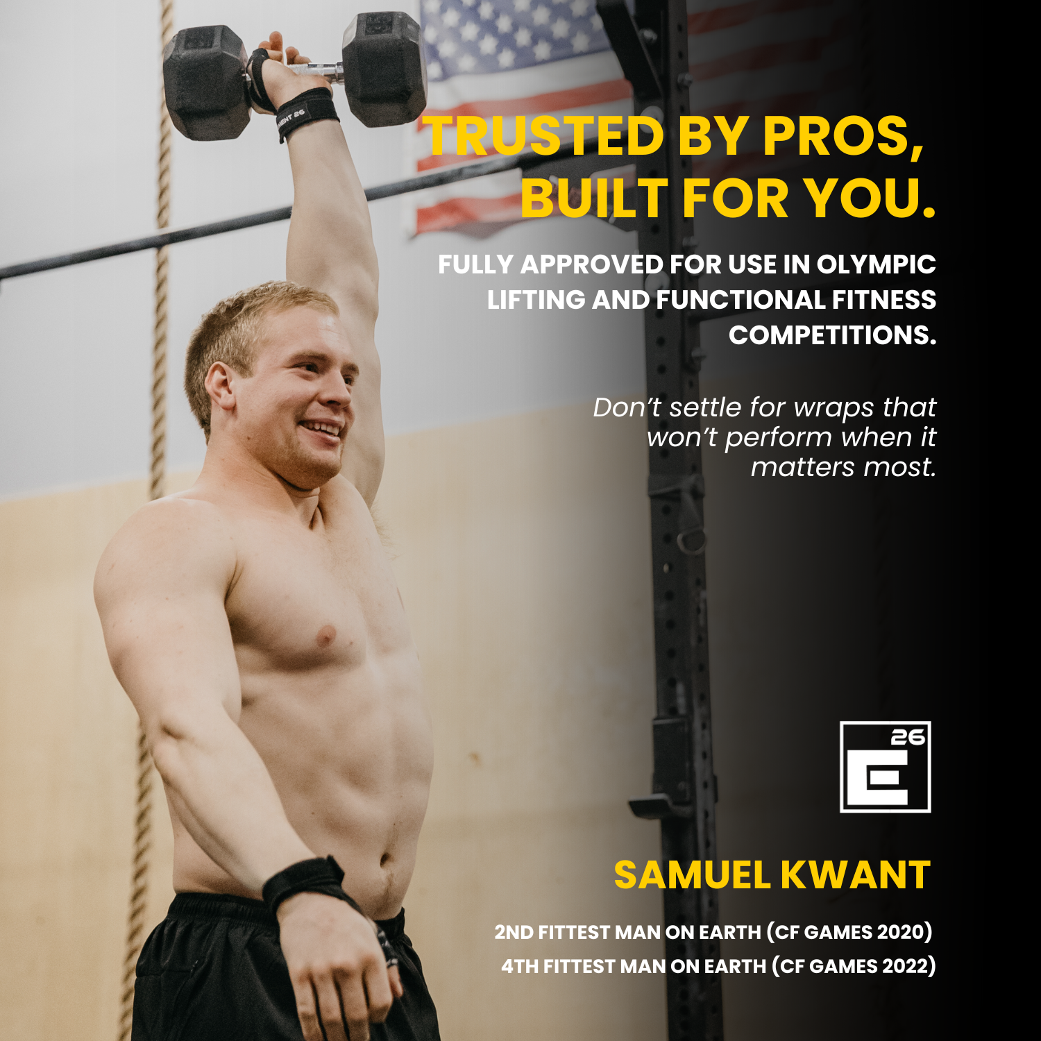 Isowrap Wrist Wraps trusted by pros for Olympic lifting and functional fitness training, ensuring performance when it matters most.