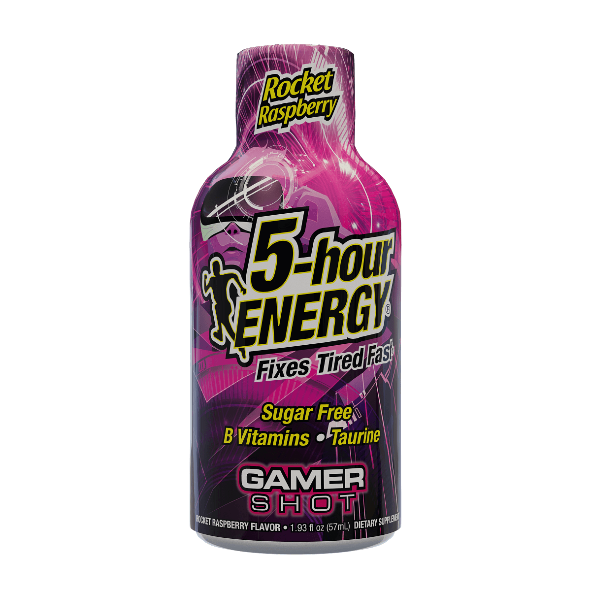 24 Pack 5-hour ENERGY Extra Strength Shots, Rocket Raspberry Flavor, 1.93 Fl Oz