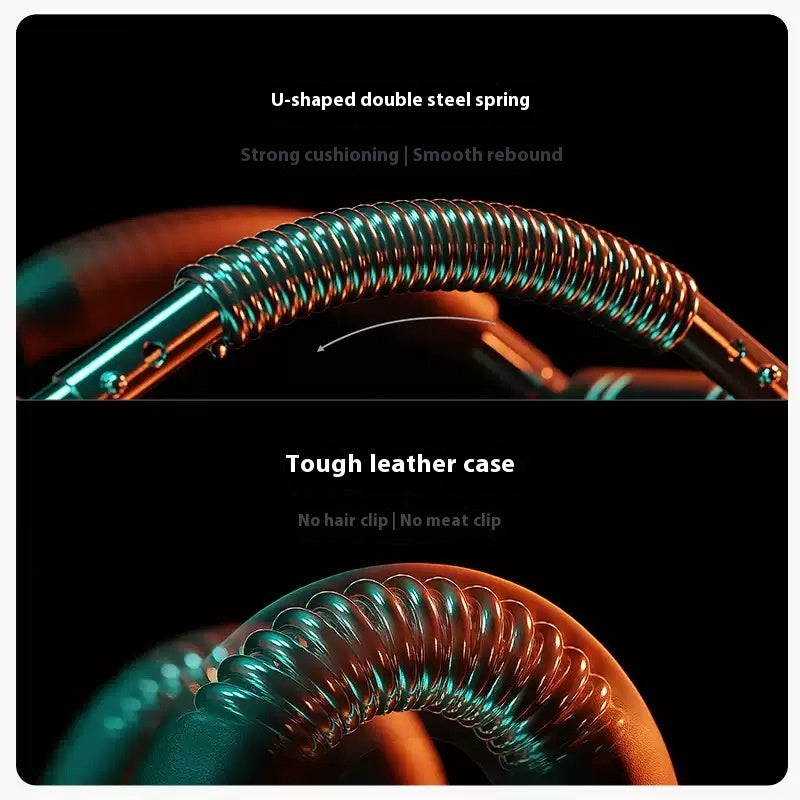 Multi-functional U-shaped Resistance showcasing U-shaped double steel spring and tough leather case for enhanced workouts.
