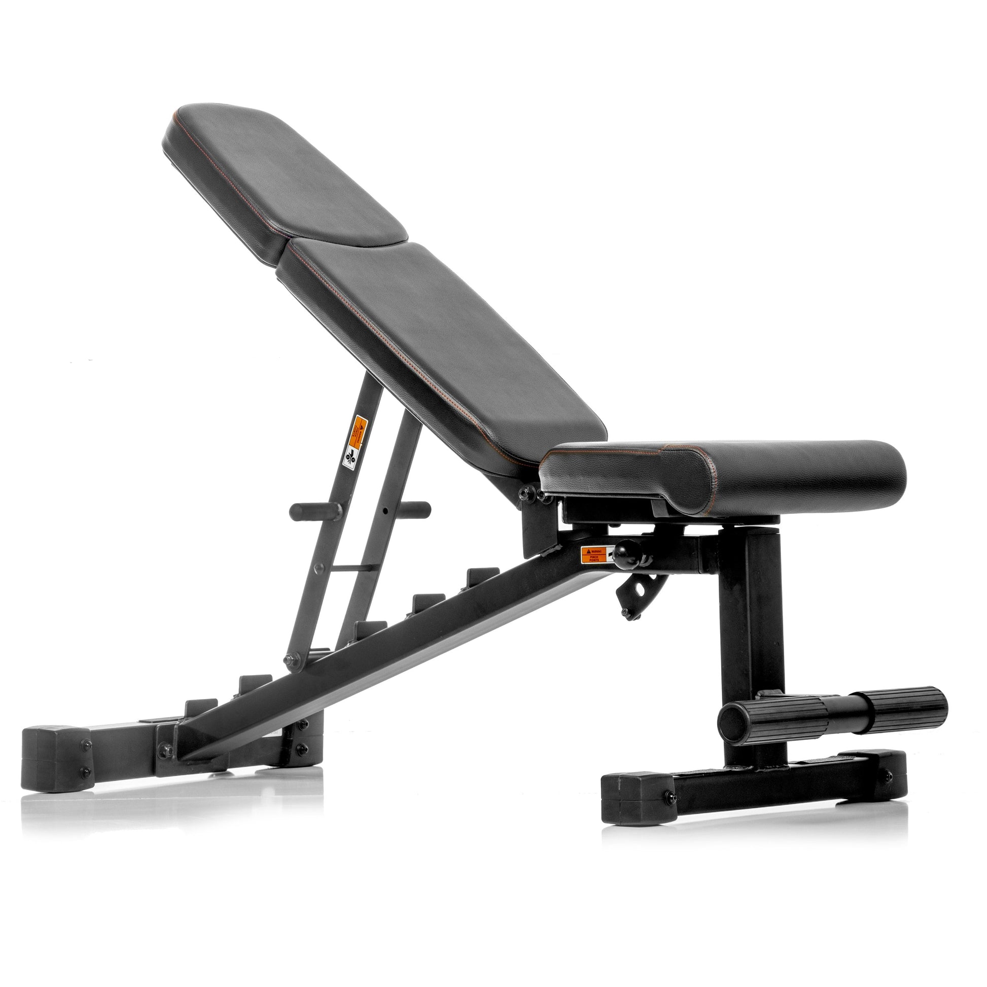 Ox Series Adjustable Weight Bench showing versatile adjustable backrest and stable design for strength training.