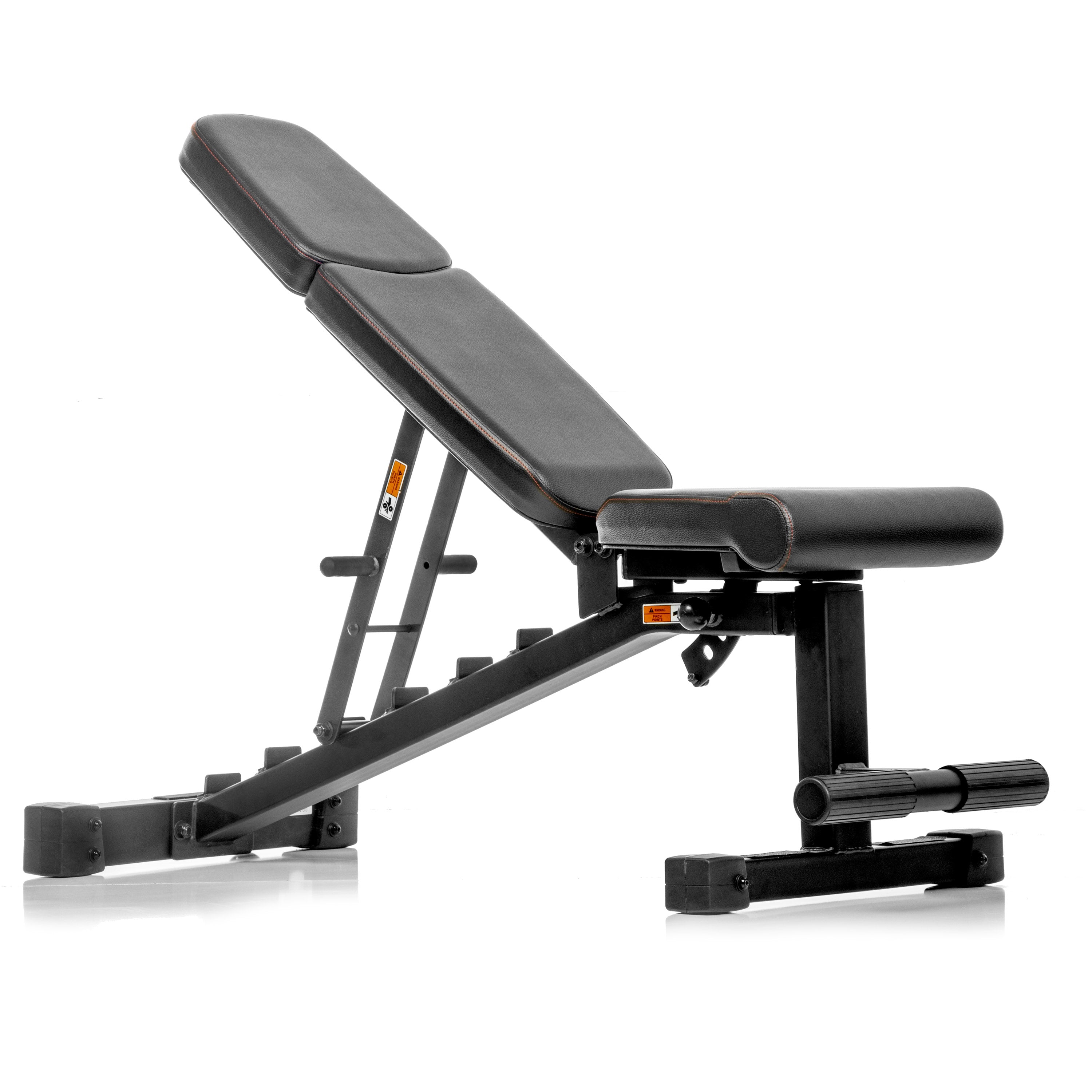 Ox Series Adjustable Weight Bench showing versatile adjustable backrest and stable design for strength training.