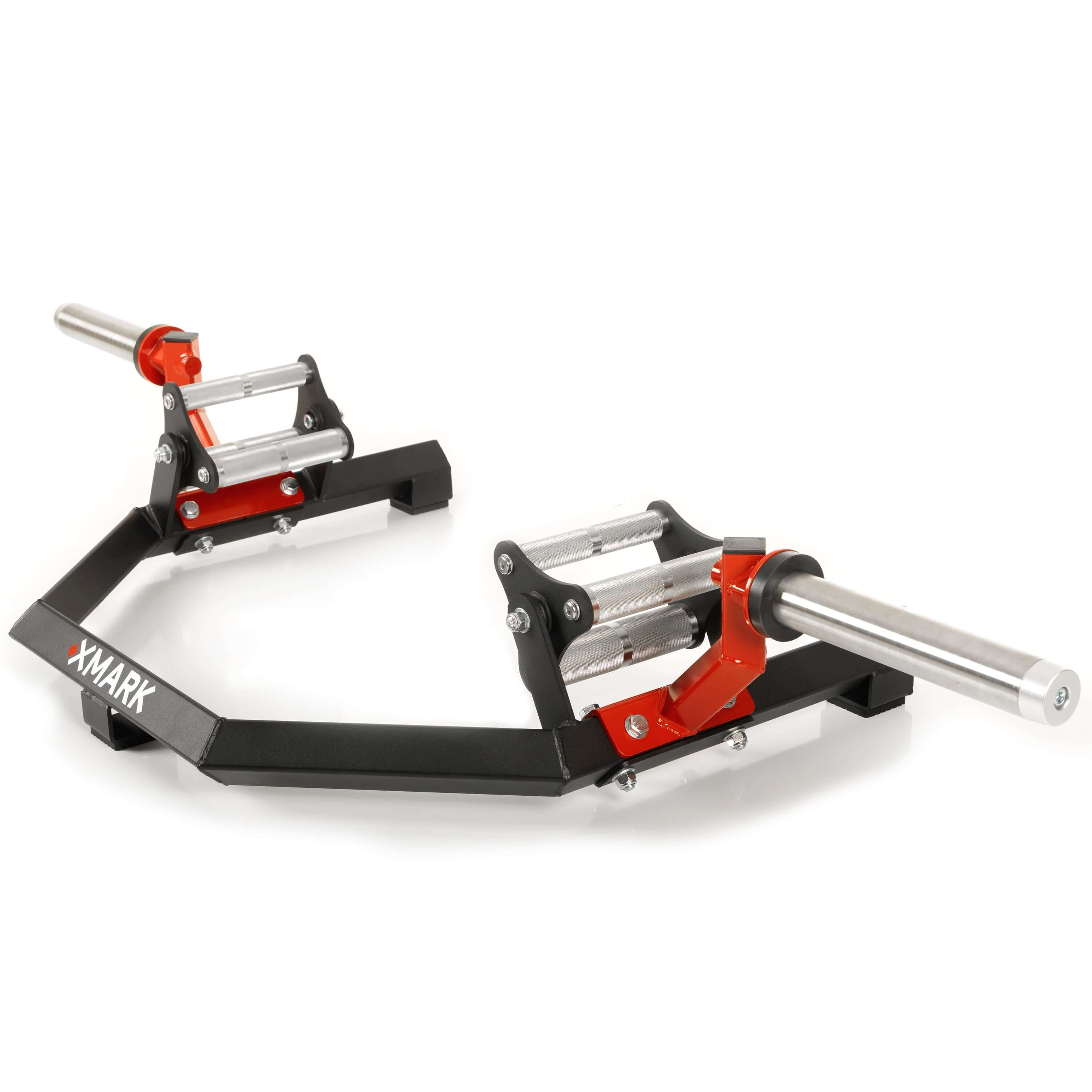 Commercial Open Trap Bar with Rotating Tri-Grip Handles on a white background, ideal for deadlifts and lunges.