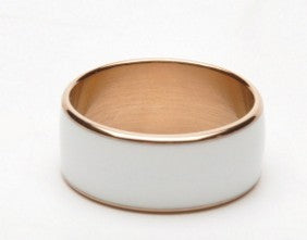 JAKCOM R3F Smart Ring Waterproof in white and rose gold design, showcasing its sleek and modern aesthetic.