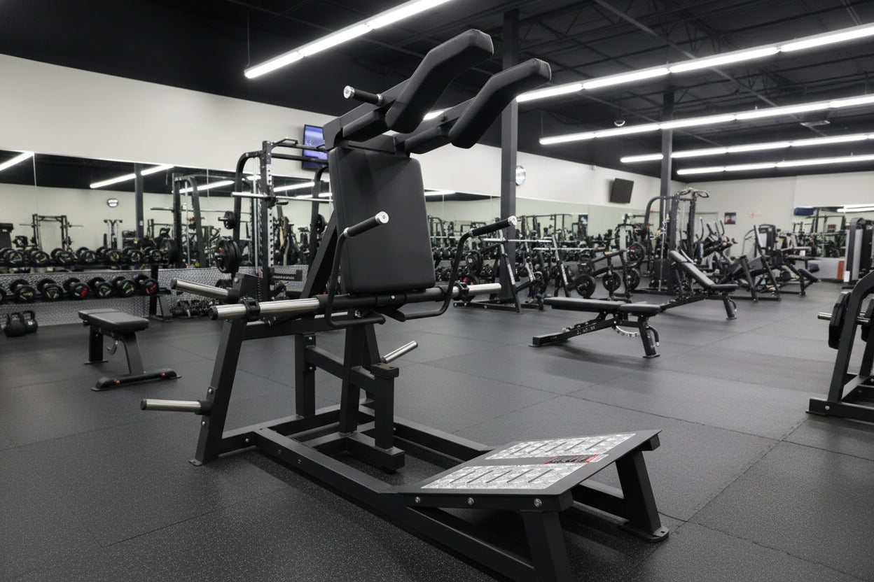 Plate Loaded Power Squat & Hack Squat (V-Squat) Machine (New)