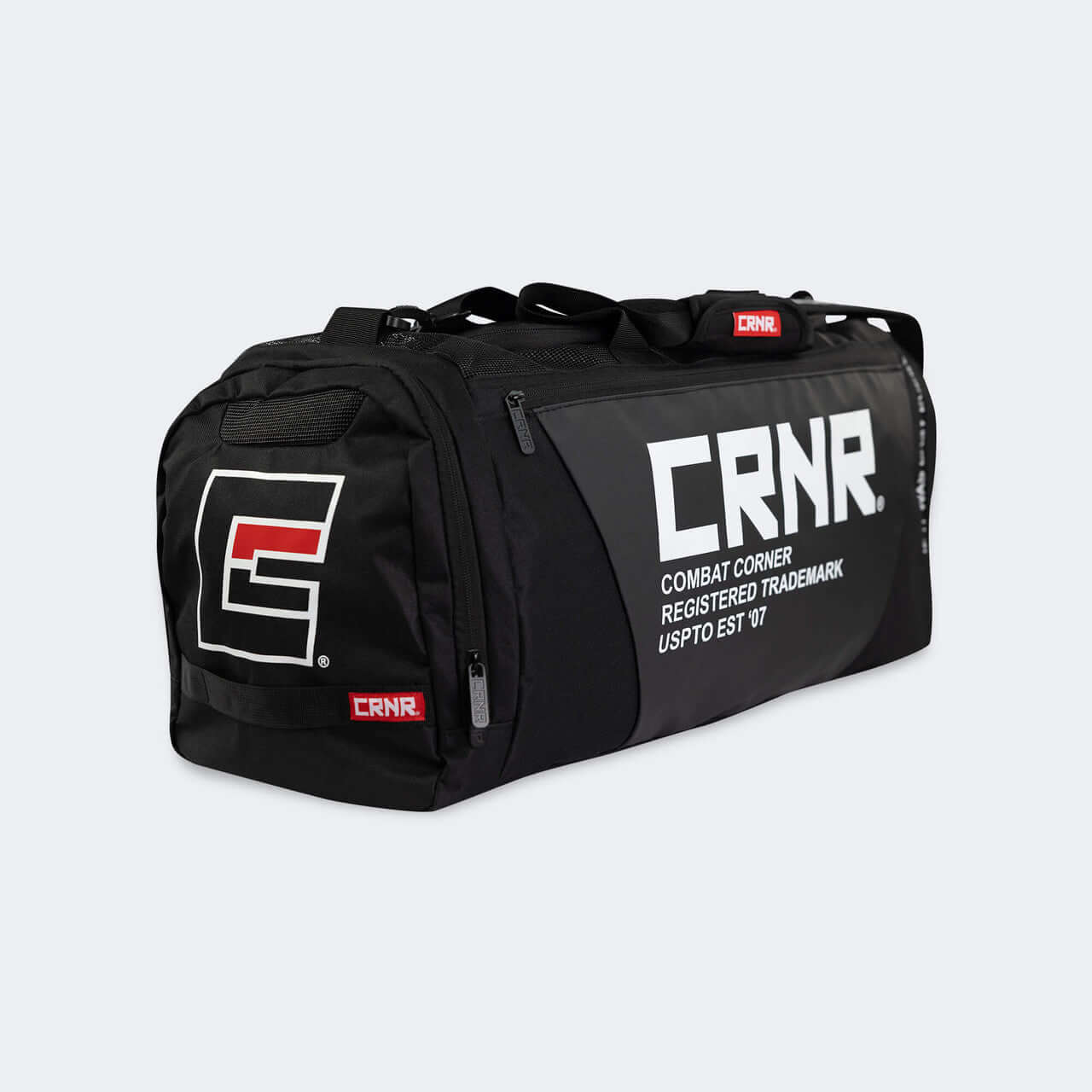 Essential Gear Duffel Bag by COMBAT CORNER, durable and functional sports bag with padded design.