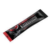 The Shadow Pre-Workout Stick in a single serve packet with bold design and branding.