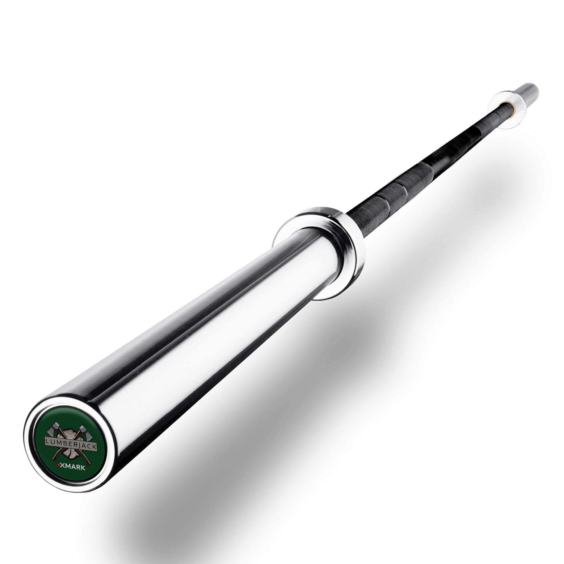 Lumberjack 7ft Olympic Beginner Bar featuring a sleek design and a durable finish, designed for versatile lifting.