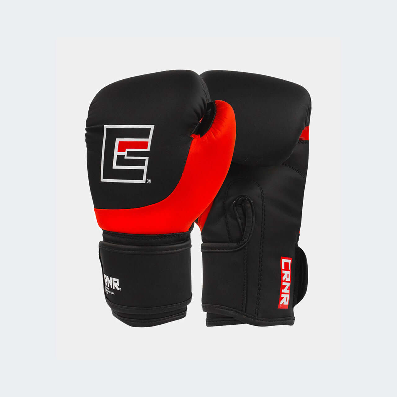 Prospect Kids Boxing Gloves by COMBAT CORNER in black and red color, designed for young fighters aged 3-12.