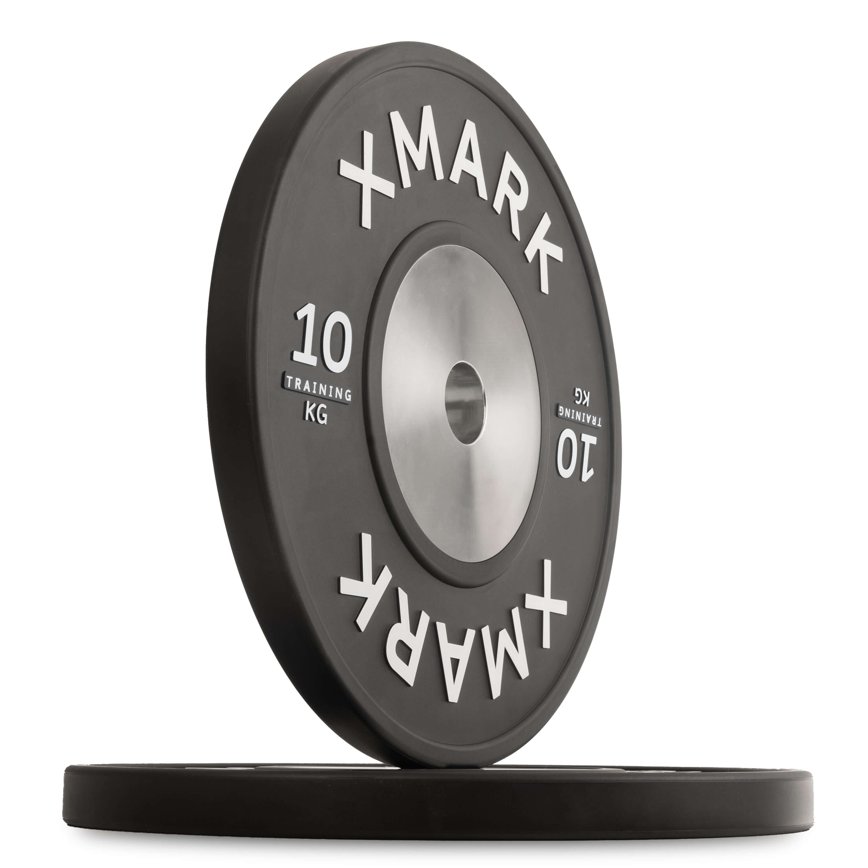 Black Premium IWF Training Bumpers KG Pairs-Sets displaying 10 kg weight with a durable rubber design.