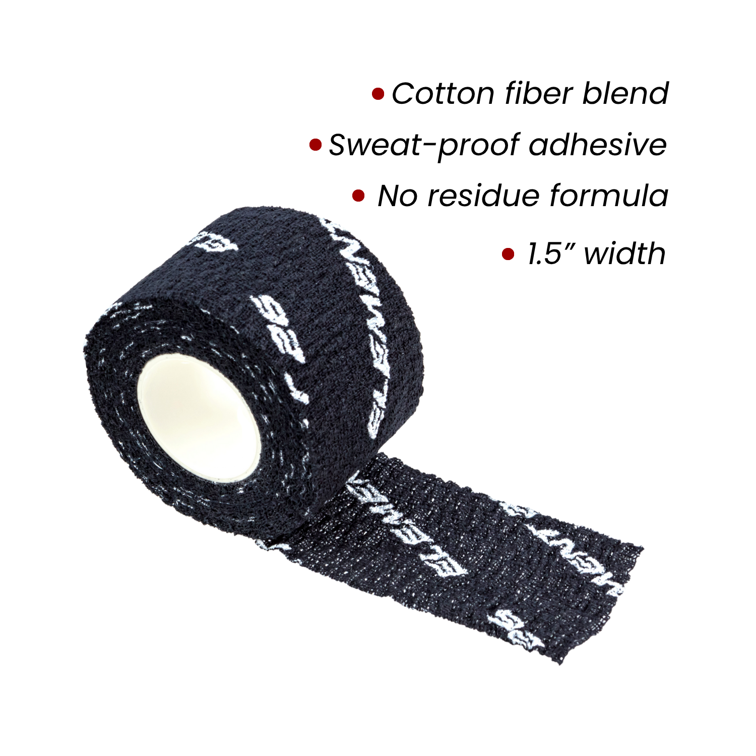 Element 26 Weightlifting Tape roll featuring cotton fiber blend and sweat-proof adhesive for strong grip.