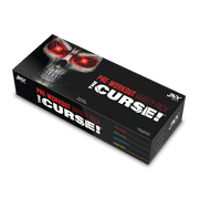 The Curse Pre-workout Variety Pack featuring a skull design and different flavor labels on the box.