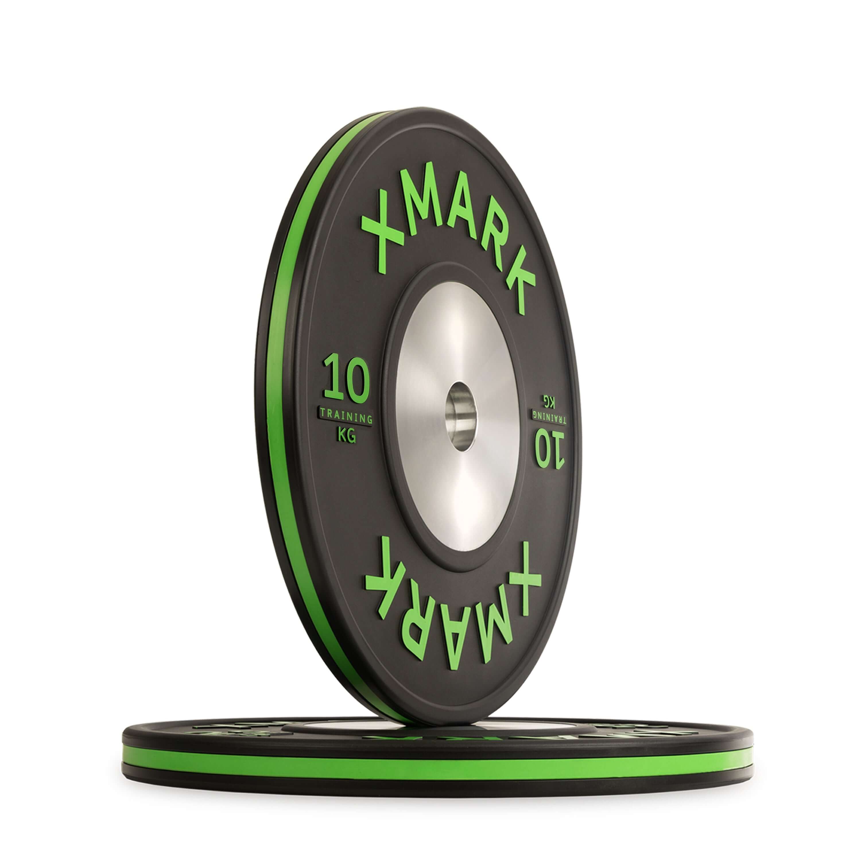 Striped Premium IWF Training Bumper Plates KG Pairs-Sets displayed with precision weight tolerance and durable design.